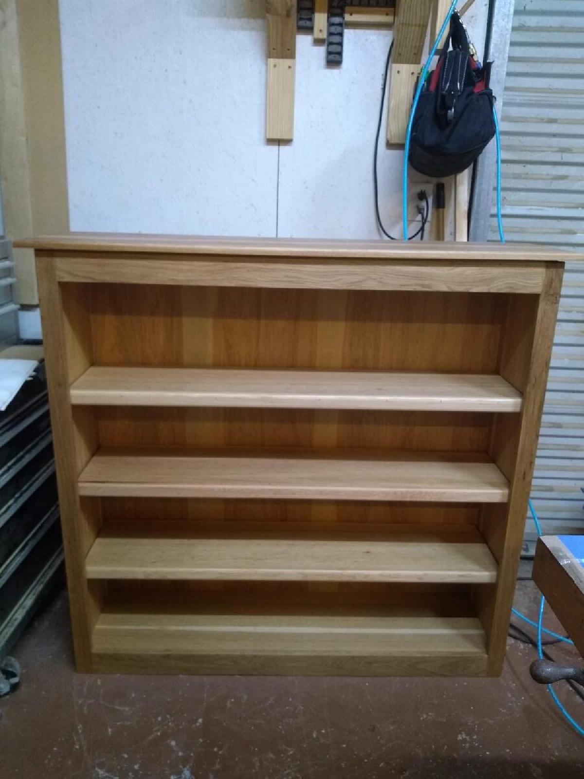 Pecan Bookcase