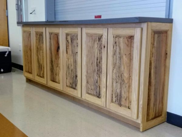 Spalted Pecan Cabinets