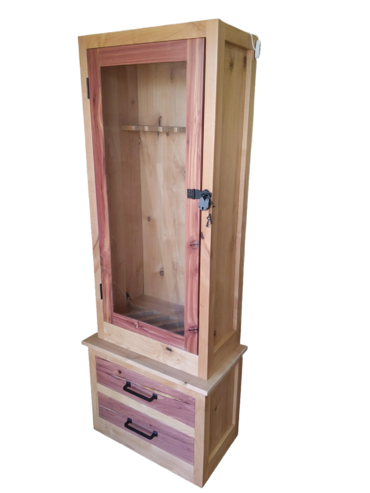 Cedar and Alder Gun Cabinet