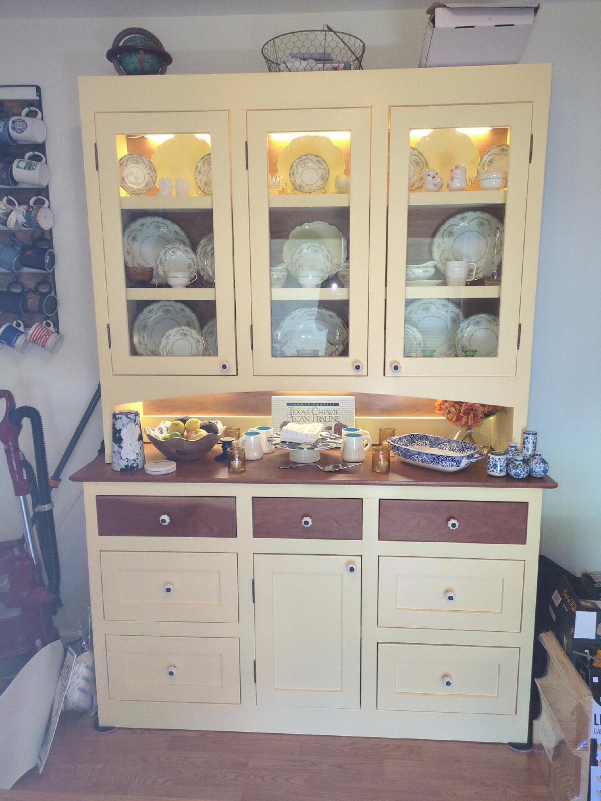 Cherry Top China Cabinet